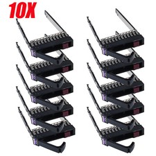 10X 2.5" HDD Tray Caddy For HP DL580 DL380 DL360 G5 G6 G7 378343-001 500223-001