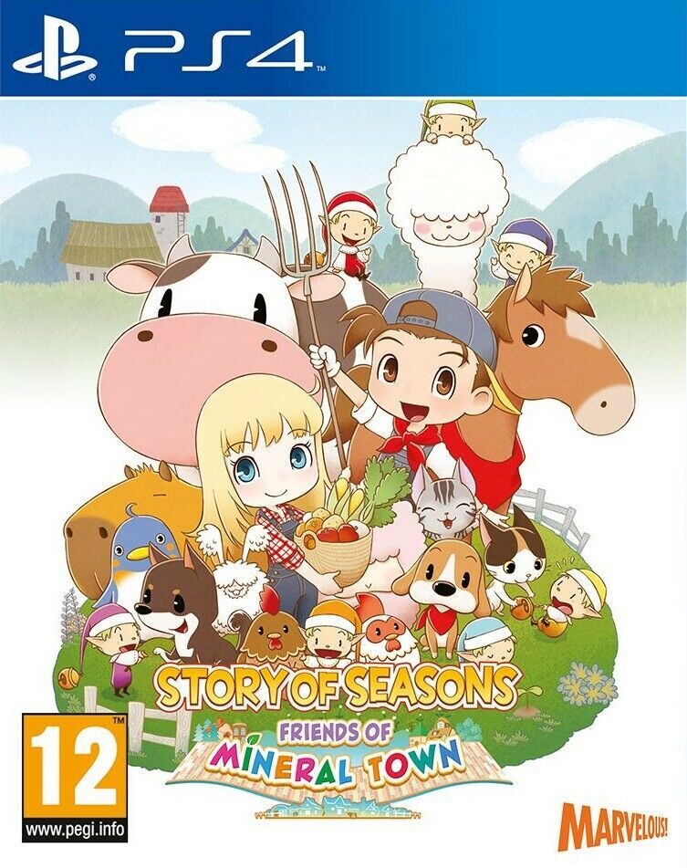 Story of Seasons Friends of Mineral Town PS4 EXCELLENT Condition PS5 Compatible