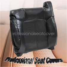 Driver Side Leather Replacement Top Seat Cover Dark Gray Fits 99-02 GMC Sierra