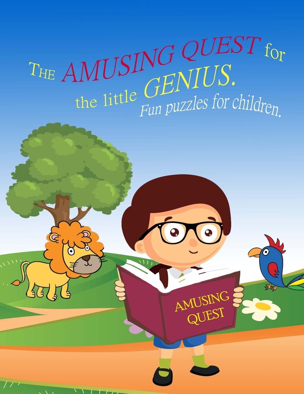 The Amusing Quest for the little Genius. Fun puzzles for children.: Kids activit