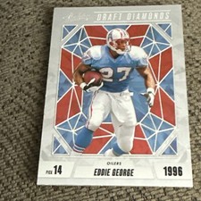 2024 Absolute Eddie George DD-EGE Draft Diamonds Houston Oilers Football 1AA