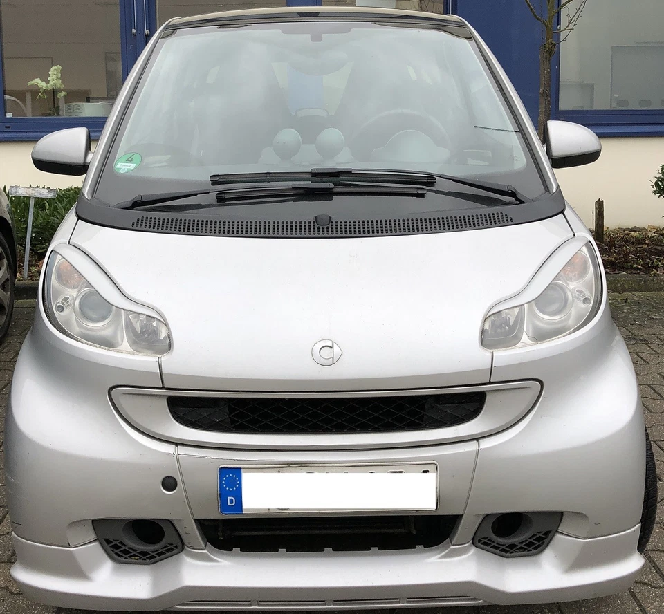 Cover Fari Smart Fortwo 451 Malocchio Copertura Faro Argento Tüv - Immagine 2 di 3