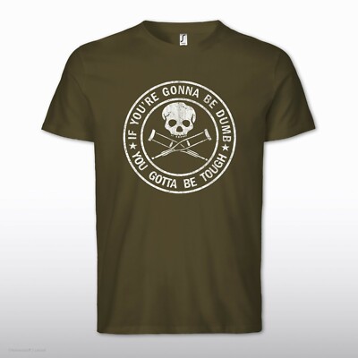 Dumb tough Skull Kult T-Shirt Knoxville | Johnny BMX Jackass Esel Idiot Skater 