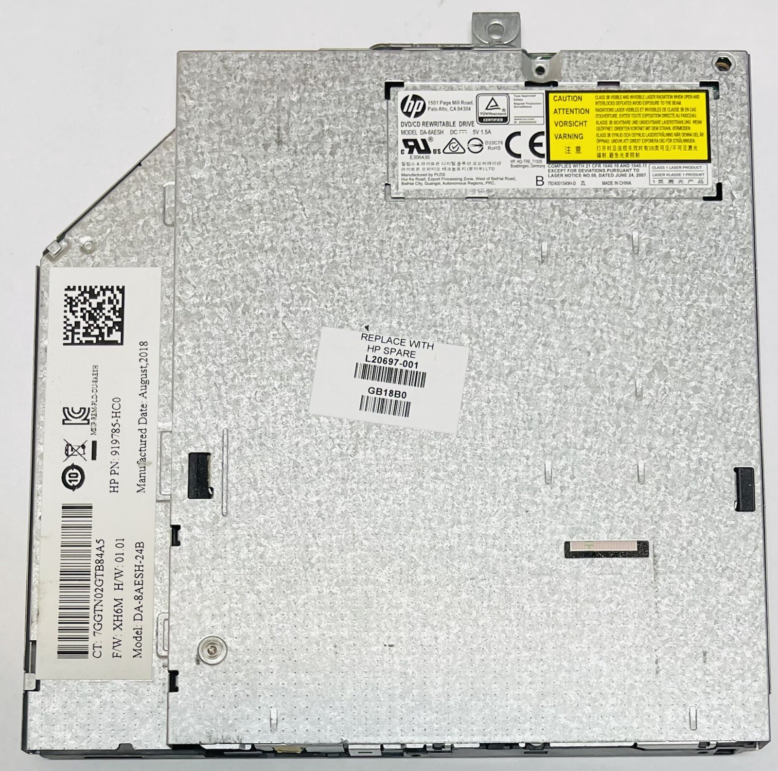 Genuine Hp 17T-bw000 DVD /- RW Optical Drive L20697-001 919785-HC0  