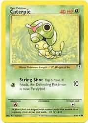 Caterpie 69/110 Legendary Collection Common Light Play LP Pokemon DNA GAMES
