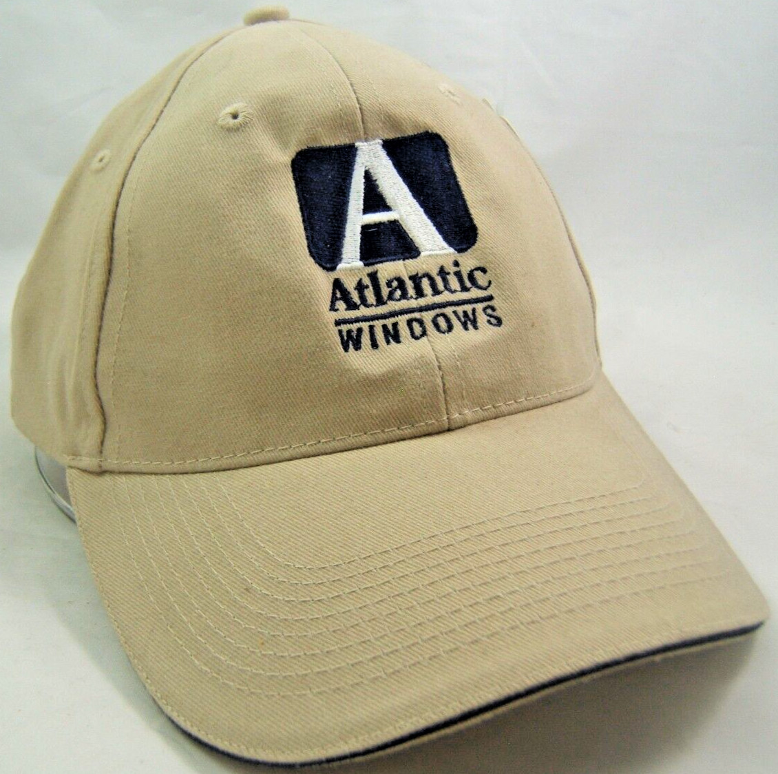 Atlantic Windows Hat Beige Strapback Baseball Cap… - image 1