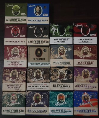 LIMITED EDITION Dr. Squatch All-Natural Soap Bars -  Fast Shipping