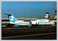 Airplane Postcard DAT Airways Airlines BAC-146 HM49
