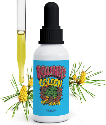 KLUNK! Pine Pollen Tincture - Pine Pollen Drops - Liquid Supplement FREE SHIPPIN