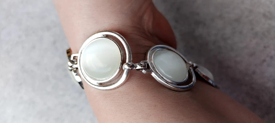 Pulseira vintage, metal e vidro por "Next" - Imagem 2 de 4