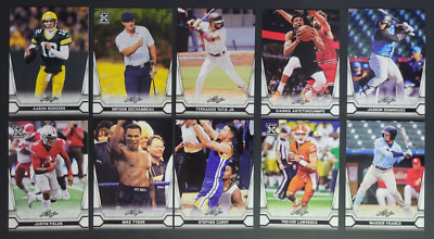 2021 Leaf Multi Sport 10 Card Complete Set Mike Tyson Curry Giannis Dechambeau