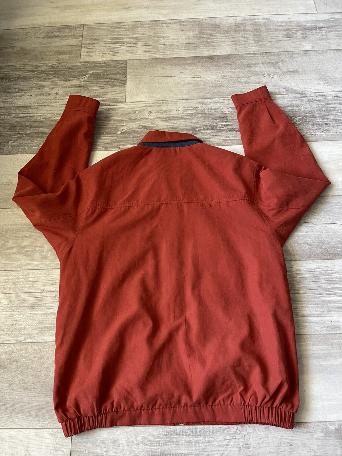 PETER MILLAR Bomber Jacket Coat Burnt Orange Men'… - image 6