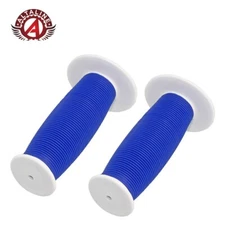 AltaLine Kids Bicycle Grips Mushroom Handle Bar Colorful Bike Grip Blue/White