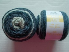 Needle Crafters Cake yarn, Shadow, lot of 2 1.75 oz/82 yds ea 