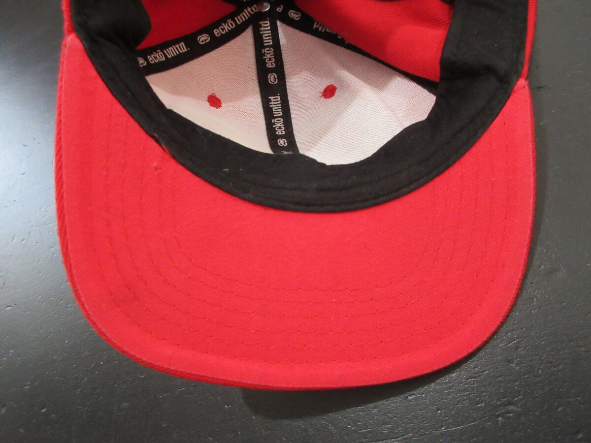 VINTAGE Ecko Hat Cap Snap Back Red Black Hip Hip Adjustable VINTAGE Ecko Hat Cap Snap Back Red Black Hip Hip Adjustable