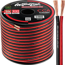 Cables Para Bocinas De Audio Calibre 14 AWG 100 Pies Ft Para Altavoces Casa Auto