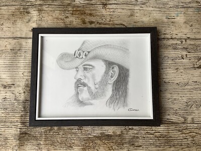 Lemmy Motorkopf Zeichnung Wandkunst Mann Höhlenbar