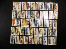 Black Cat Cigar Cards Vintage Cars 1976 Complete set 50