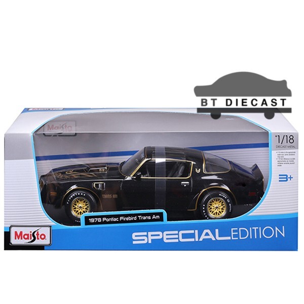 No364 ミニカー1/18箱なし PONTIAC FIREBIRD TRANS 1978 PONTIAC FIREBIRD TRANS AM BLACK 1/18 DIECAST MODEL CAR