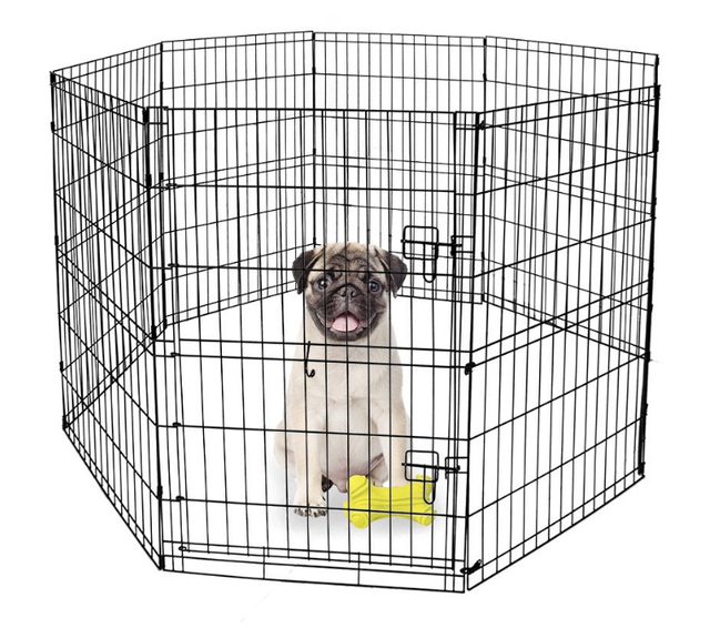 Playpens Indoor Outdoor Stall Plastic Dogs Puppies Rabbits Pets Corral