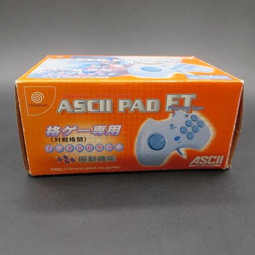 Dreamcast ASCII Pad FT Fighting Type Controller White Genuine Boxed with Manual - Picture 17 of 18