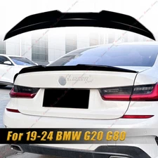 For 19-24 BMW G20 3 Series 330i G80 M3 PSM Style Gloss Black Trunk Spoiler Wing