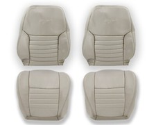 1999 2000 01 02 03 2004 For Ford Mustang Gt Leather Full Front Seat Covers White 1999 2000 01 02 03 2004 For Ford Mustang Gt Leather Full Front Seat Covers White