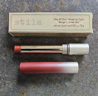 Stila Stay All Day Matte Lip Color steal a kiss Full Size .07 oz. NIB!