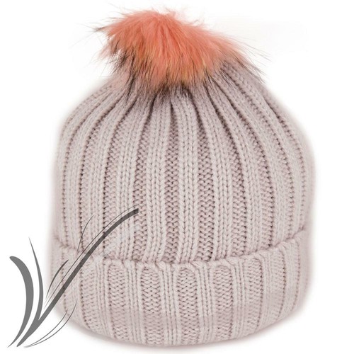 Cappello donna invernale rosa pon pon berretto da ragazza cuffia maglia  costine | eBay