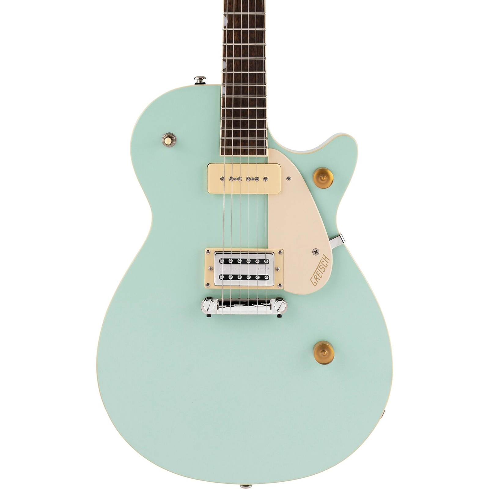 Gretsch G2215-P90 Streamliner Junior Jet Club, например, Laurel FB, Мятный металлик