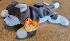 Retired Nanook Beanie Baby with Errors - Good Condition