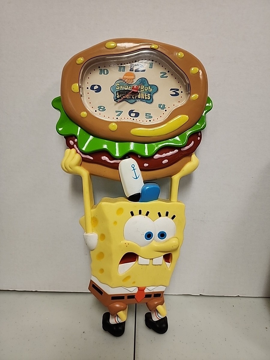 2004 Nickelodeon Spongebob Squarepants Krabby Patty Molded Wall