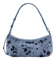 Desigual Sple Shoulder Bag Schultertasche Denim Dark Blue Hellblau Schwarz