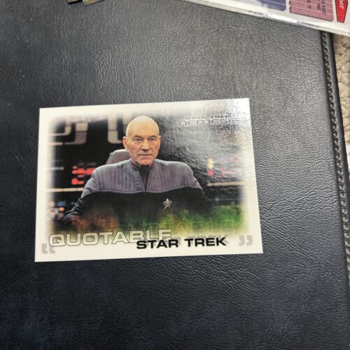 Jb22 Star Trek Nemesis 2002 #54 Quotable Captain Picard Patrick Stewart - Zdjęcie 1 z 2