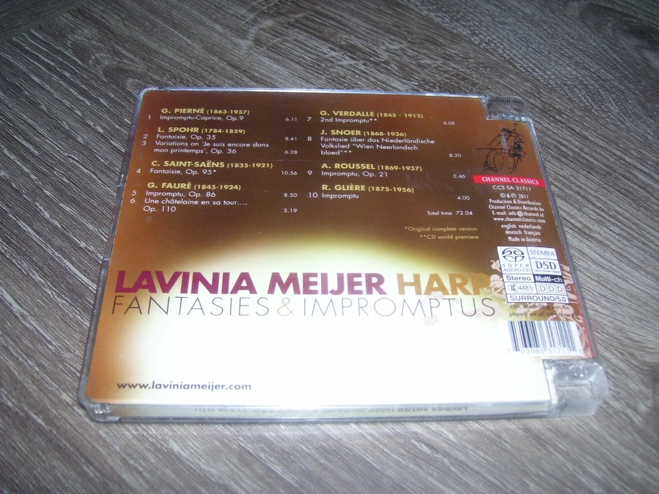 Lavinia Meijer - Harp Fantasies & Impromptus * SACD 2011 Europe Super Audio CD * - Bild 3 von 3