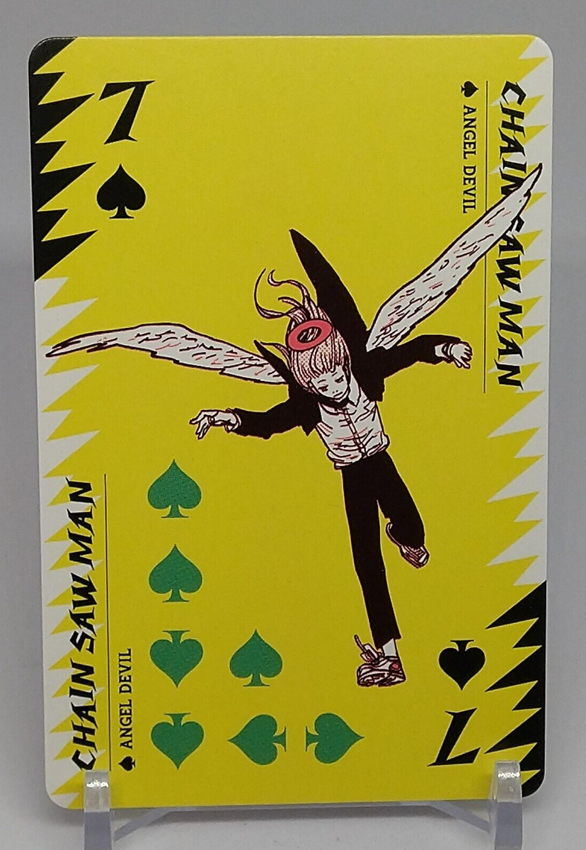 Angel Devil Chainsaw Man Playing Cards Spade 7 Jump Shop Jump
