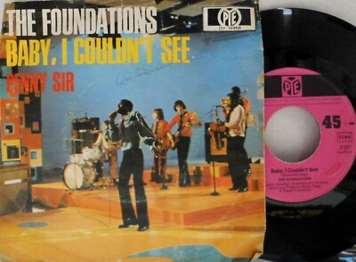 The Foundations Baby I couldn`t see Penny Sir Vinyl 7'' 1969 Oldies 70er Rock 