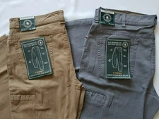 NEW! G.H. Bass & Co. Men's 5 Pocket Stretch Canvas Groundwork Pants Great Gift