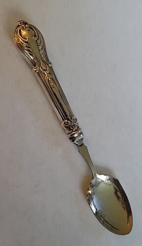 Crown Sterling Handled Serving Spoon Stainless Bowl Unusual Entourage1 Antiques - Picture 1 of 6
