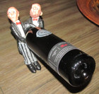 Wine Bottle Display Holder Stand Butler/Waiter 10” Painted Resin (NO WINE) — photo 1