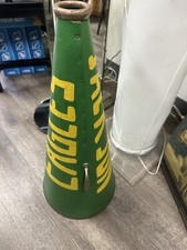 Vtg Cheerleader Megaphone 1950s-Green Jackson Falcons Sports Bullhorn