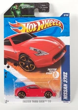 Hot Wheels Nissan 370Z red FTE Faster Than Ever '11
