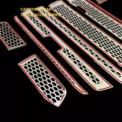 24/7Auto 4-Piece Stainless Steel 3D Front Grill Decor For SCANIA S/G/R NextGen 2016+ Trucks - View #7