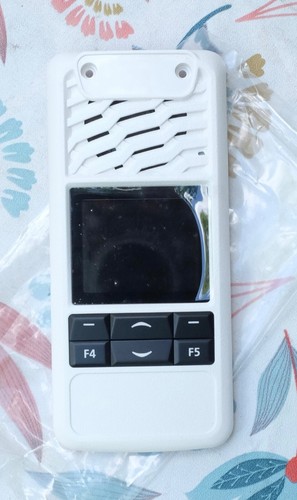 Tait Façade avant avec écran et clavier 6 touches pour TAIT TP3300. Blanc - Zdjęcie 3 z 5