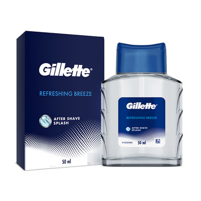 Gillette After Shave Splash Refreshing Breeze free shipping