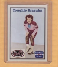 TOUGHIE BRASUHN, 1ST STAR OF BANKED TRACK ROLLER DERBY BROOKLYN RED DEVILS / NM+