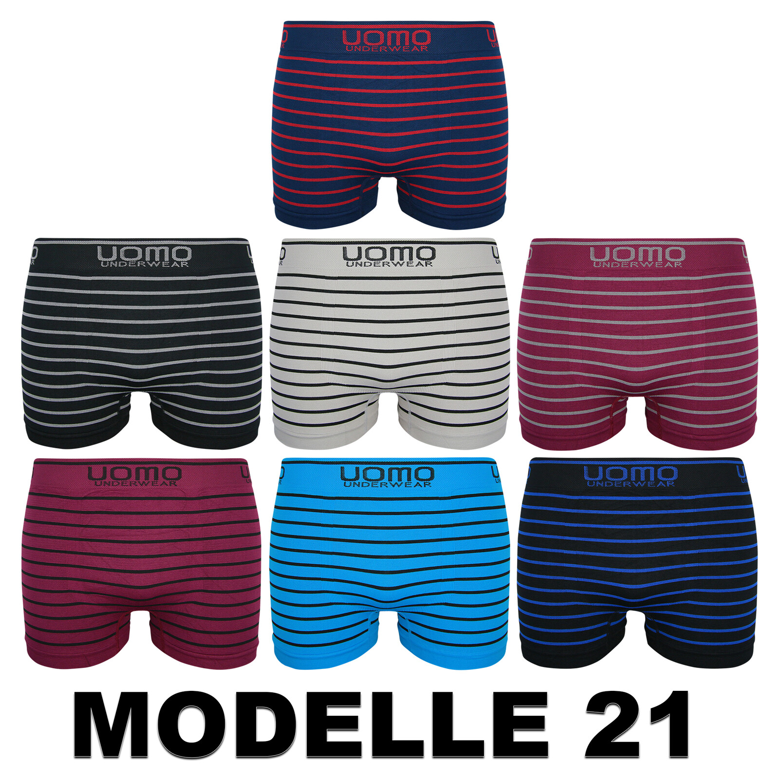 6er Pack Kinder Boxershorts - Fußball Design Microfaser Unterwäsche