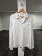 Prada 2021 Crystal Studded Embellished Poplin Dress Shirt