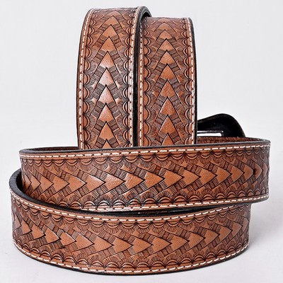 99RK COMFYTACK Western Genuine Leather Belt for Men Women Cowboy