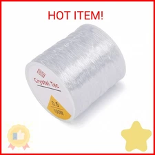 OBSEDE 0.5mm Elastic Cord Beading Threads Stretch String Fibre Crafting Cords fo